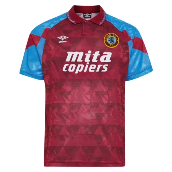Camisa Aston Villa 1990 Home - Retrô
