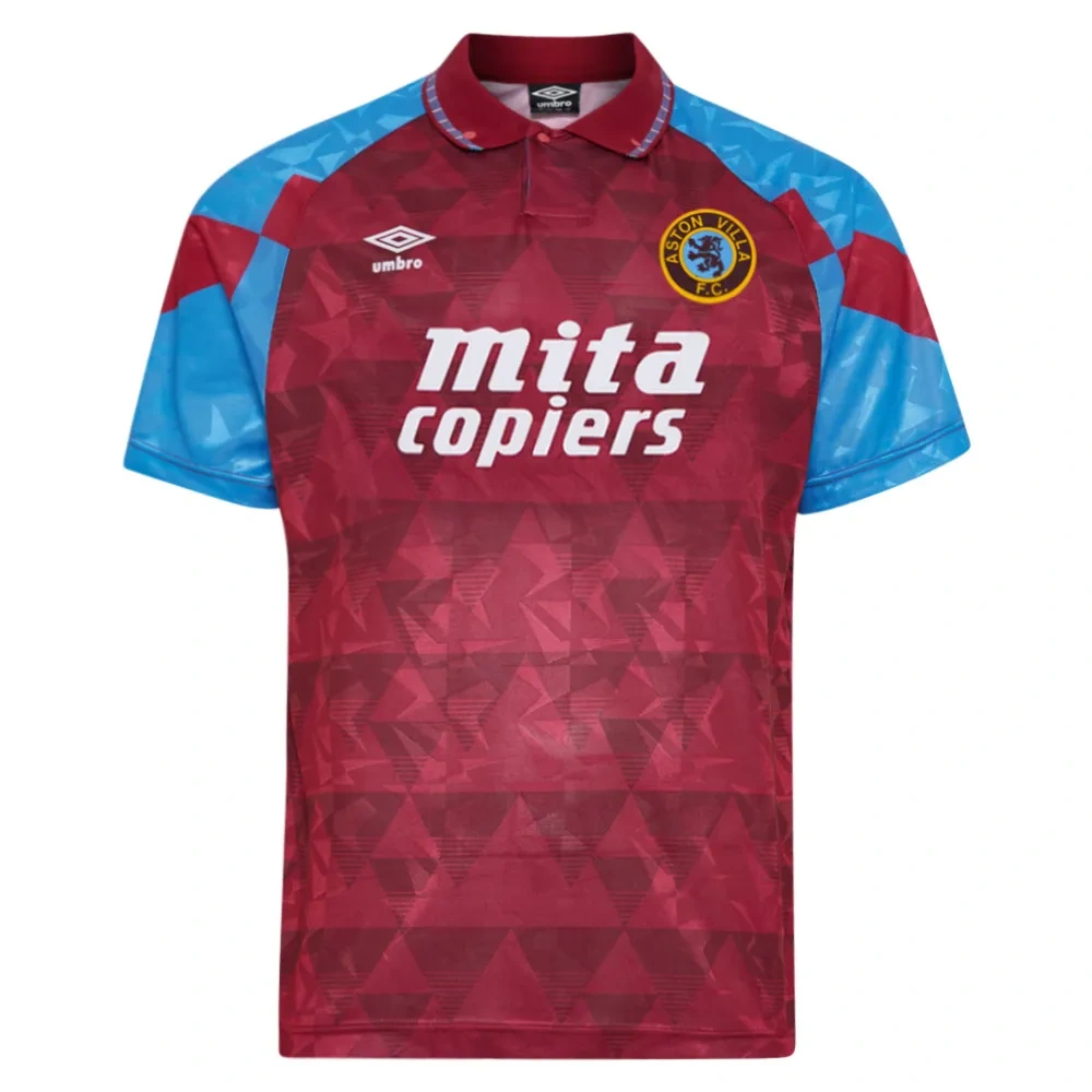 Camisa Aston Villa 1990 Home - Retrô
