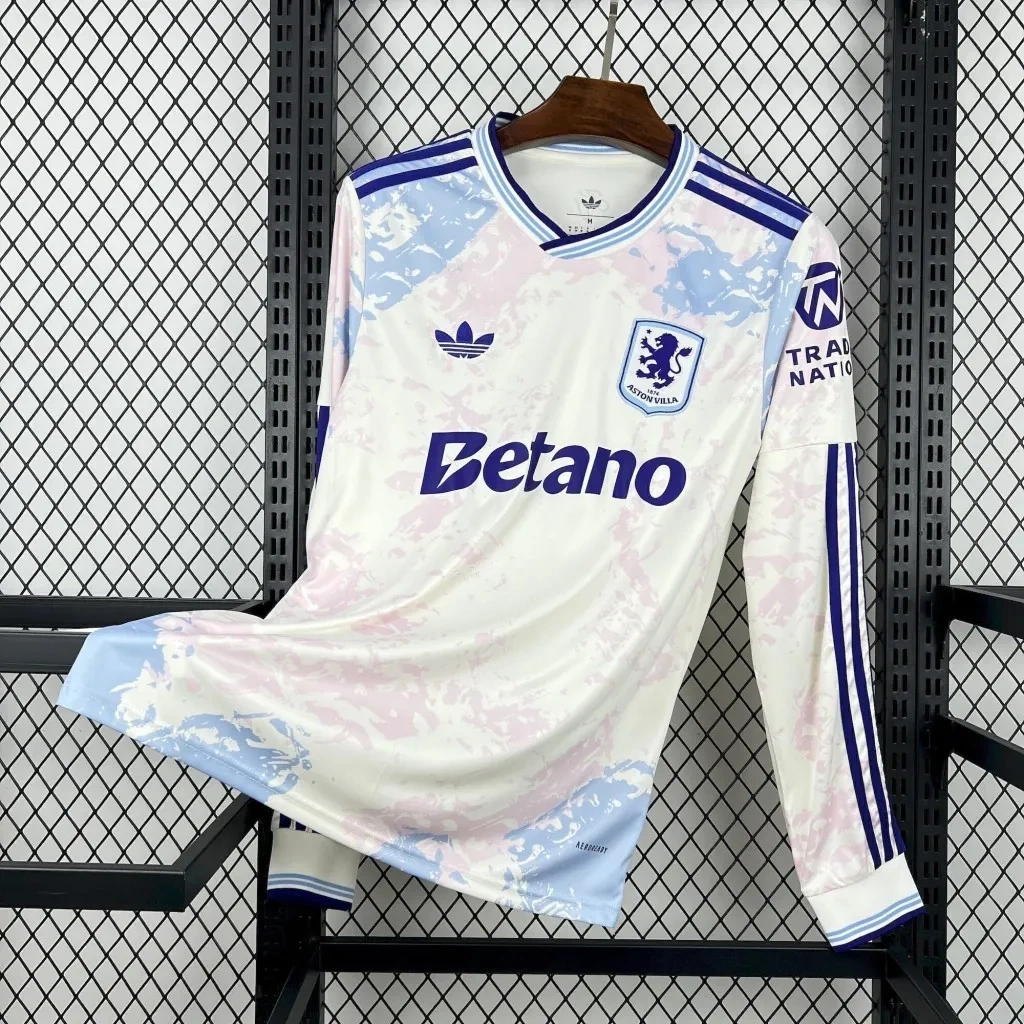 Camisa Aston Villa 25/26 Terceira - Manga Longa