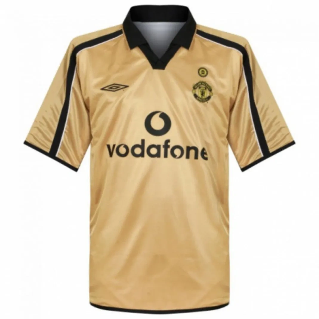 Camisa Manchester United 2001/02 Terceira - Retrô - Centenário