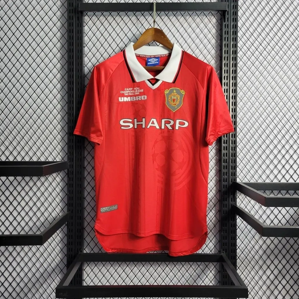 Camisa Manchester United 1999 Home - Retrô