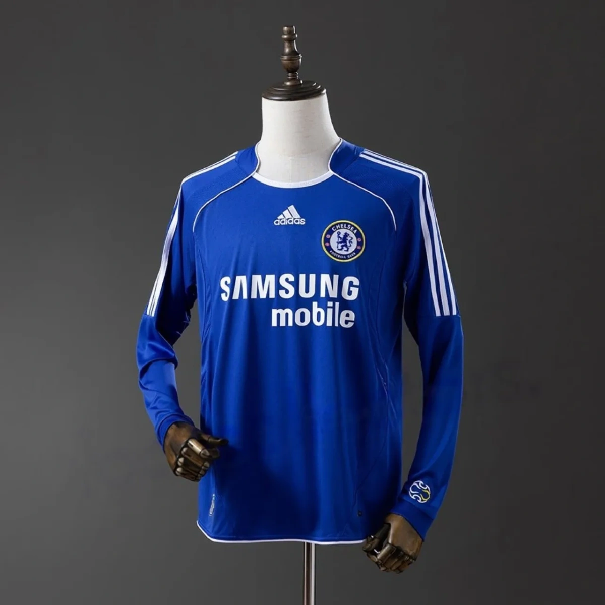 Camisa Chelsea 2006/08 Home - Retrô - Manga Longa