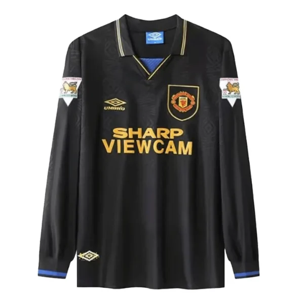 Camisa Manchester United 1993/95 Away - Retrô - Manga Longa