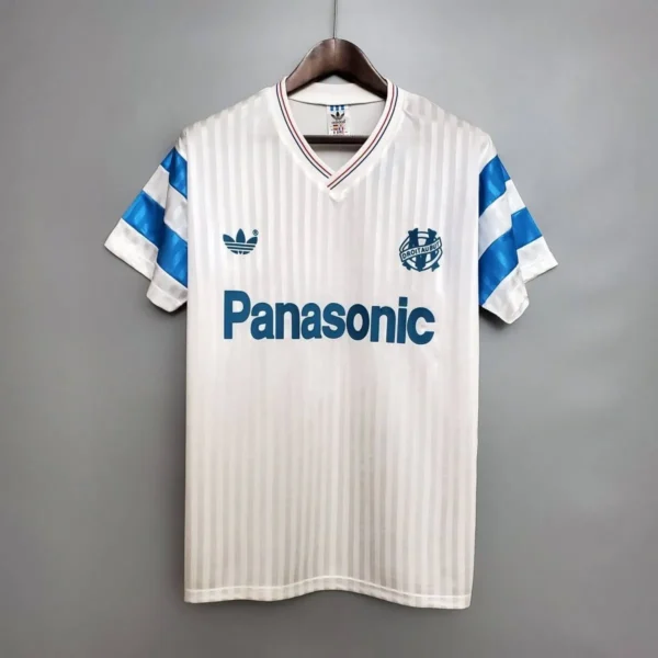 Camisa Olympique de Marseille 1990/91 Home - Retrô