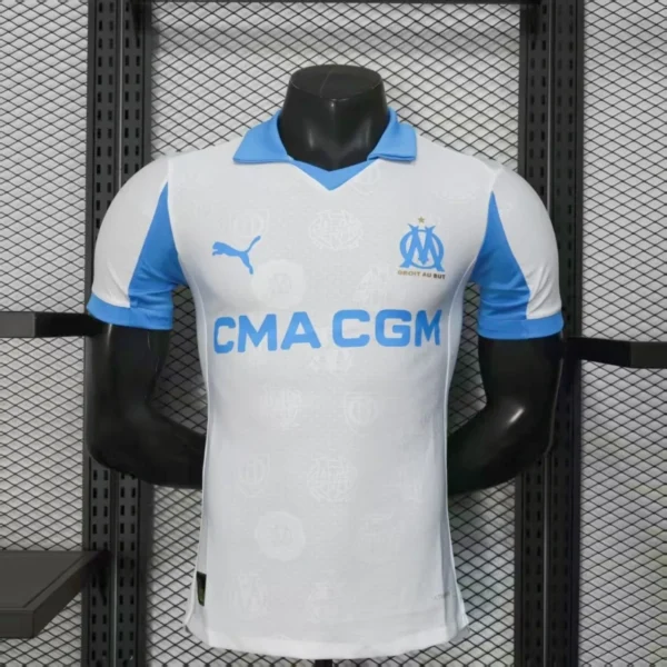 Camisa Olympique de Marseille 25/26 Home - Versão Jogador