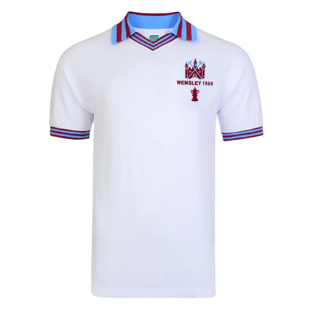 Camisa West Ham 1980 - Retrô