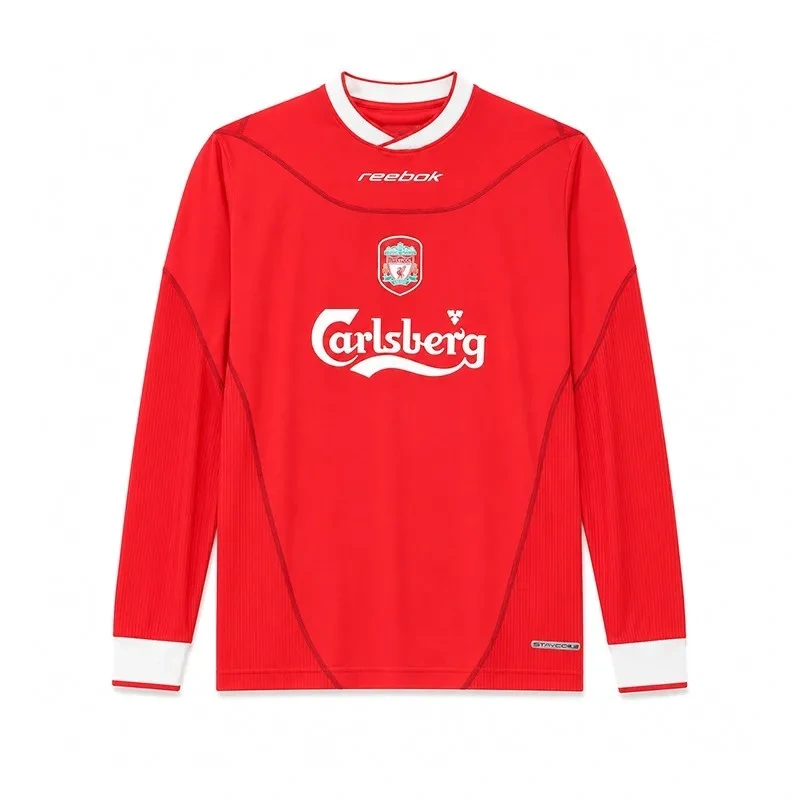 Camisa Liverpool 2002/04 Home - Retrô - Manga Longa