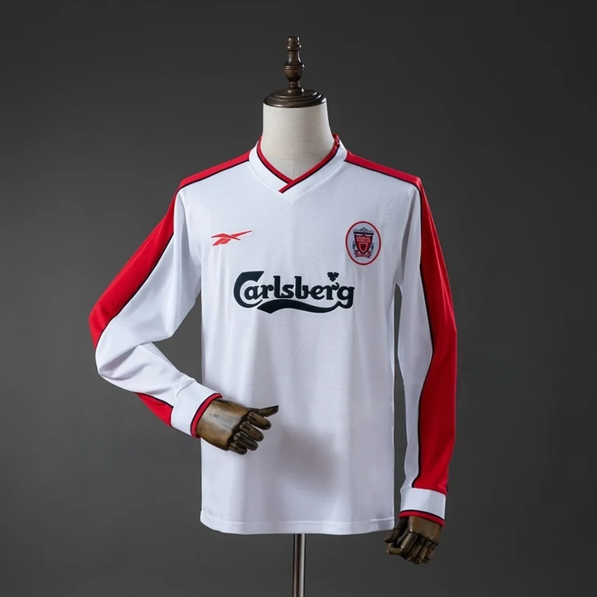 Camisa Liverpool 1998/99 Away - Retrô - Manga Longa