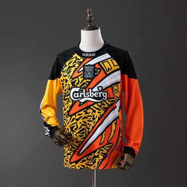 Camisa Liverpool 1995/96 - Retrô - Goleiro - Manga Longa
