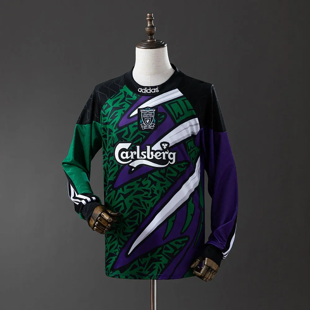 Camisa Liverpool 1995/96 - Retrô - Goleiro - Manga Longa