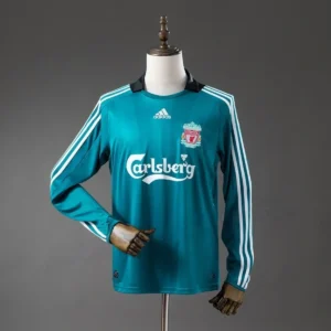 Camisa Liverpool 2008/09 Terceira - Retrô - Manga Longa
