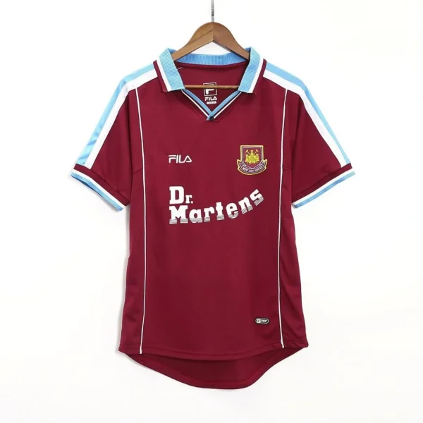 Camisa West Ham 1999 Home - Retrô