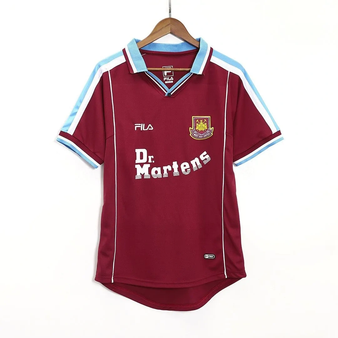 Camisa West Ham 1999 Home - Retrô