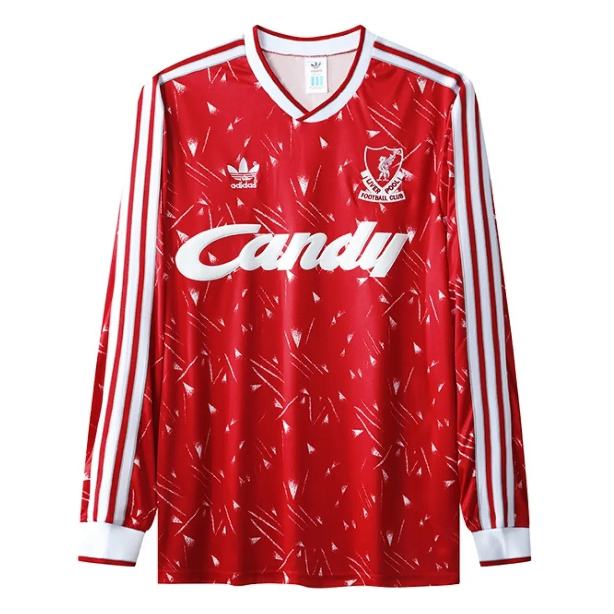 Camisa Liverpool 1989/91 Home - Retrô - Manga Longa