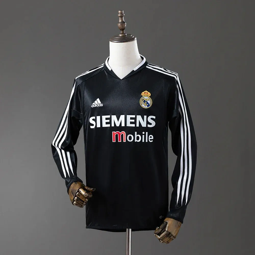 Camisa Real Madrid 2004/05 Away - Retrô - Manga Longa