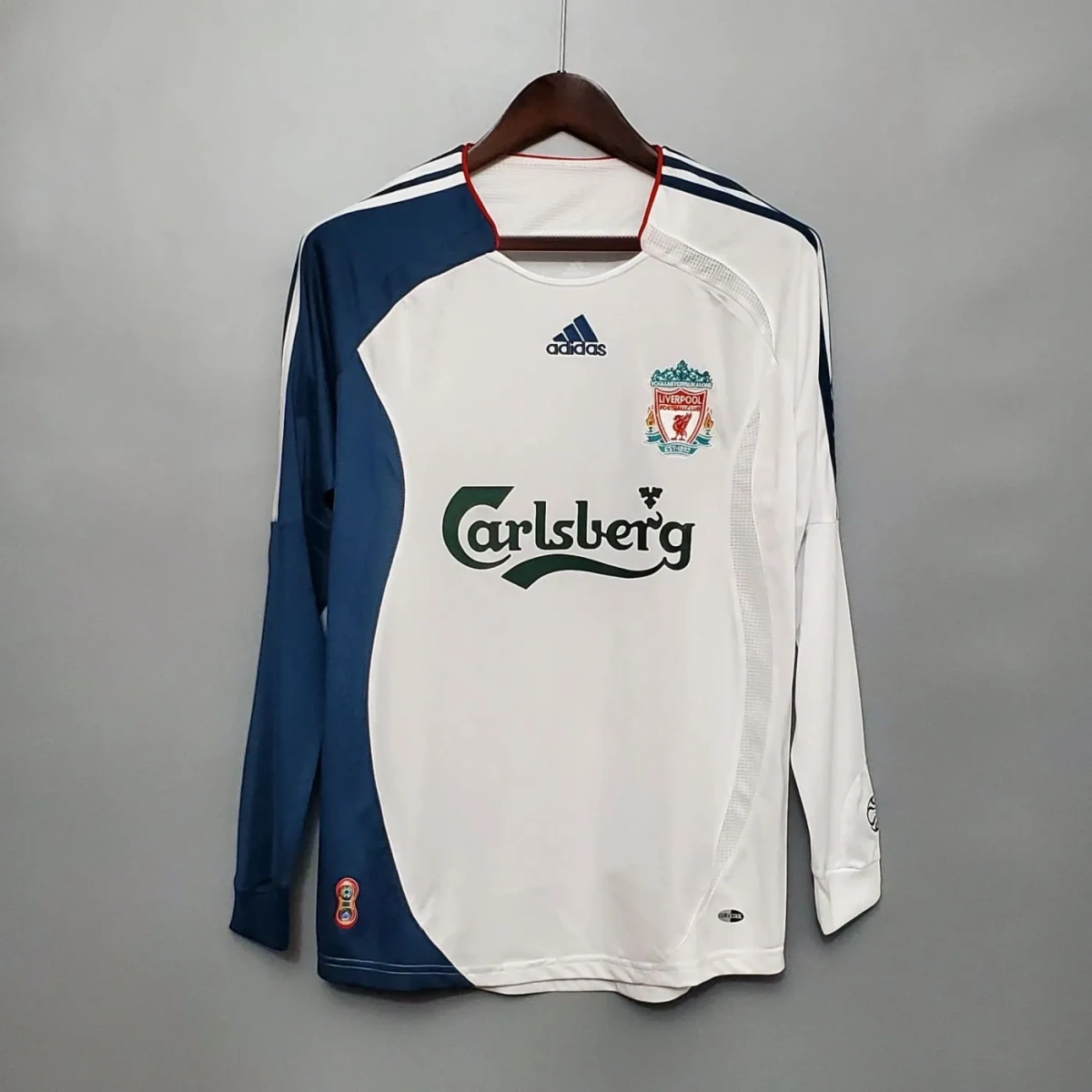 Camisa Liverpool 2006/07 Terceira - Retrô - Manga Longa
