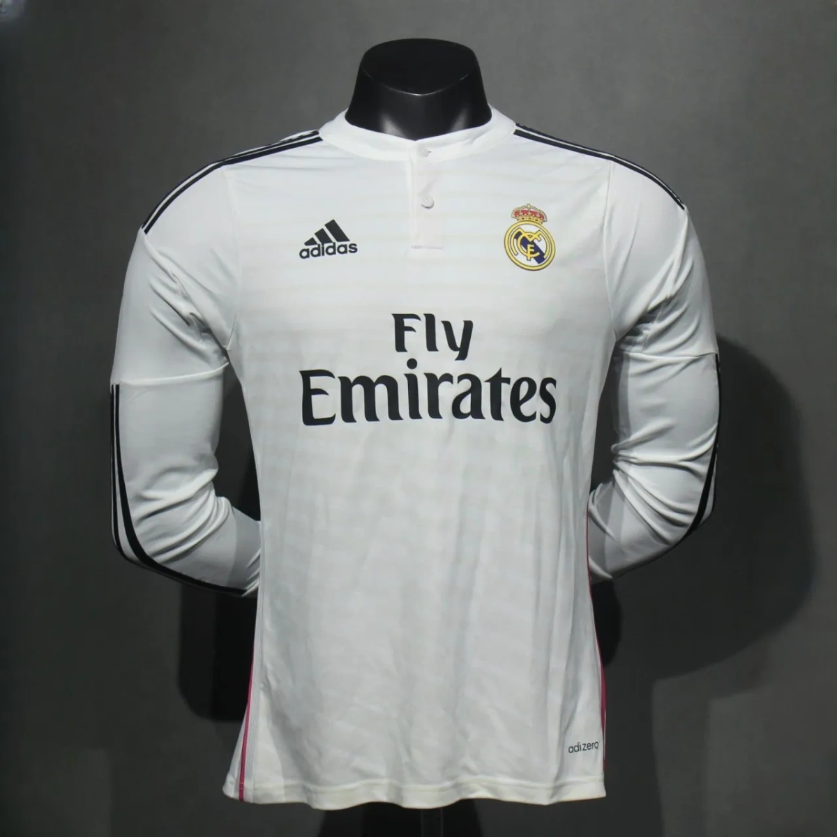 Camisa Real Madrid 2014/15 Home - Retrô - Versão Jogador - Manga Longa
