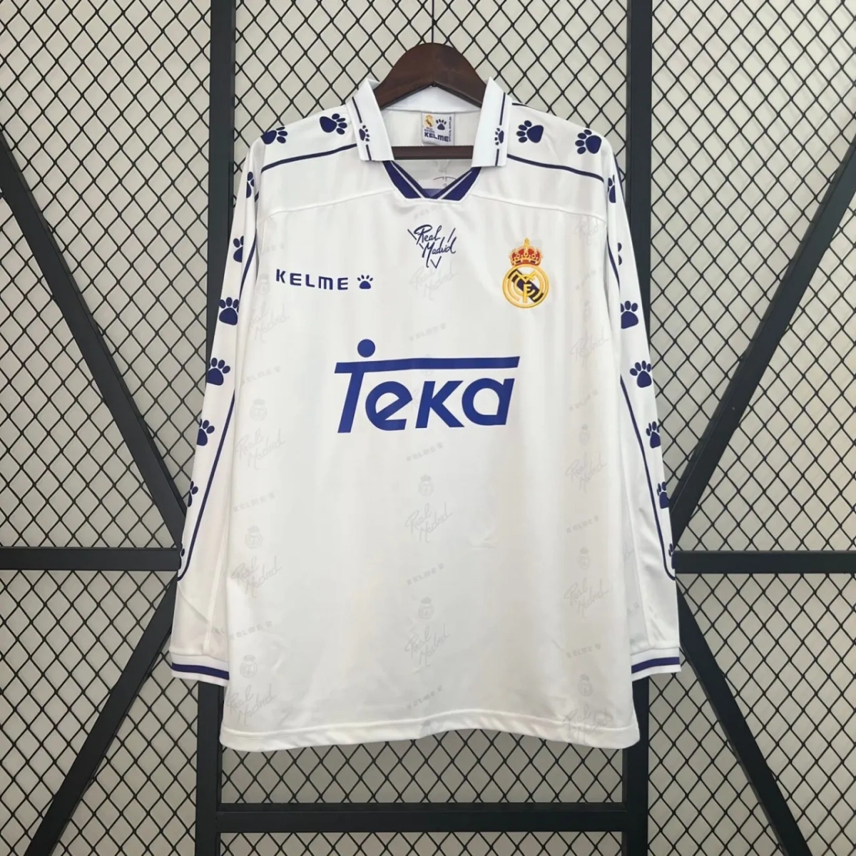 Camisa Real Madrid 1994/96 Home - Retrô - Manga Longa