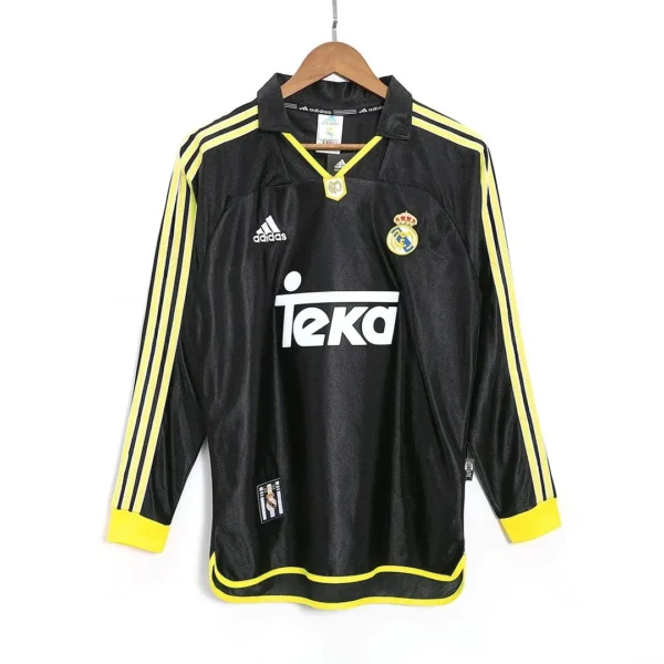 Camisa Real Madrid 1999/01 Away - Retrô - Manga Longa