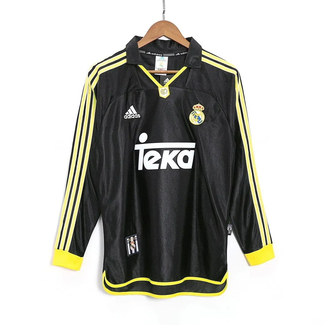 Camisa Real Madrid 1999/01 Away - Retrô - Manga Longa