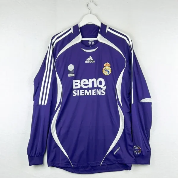 Camisa Real Madrid 2006/07 Terceira - Retrô - Manga Longa