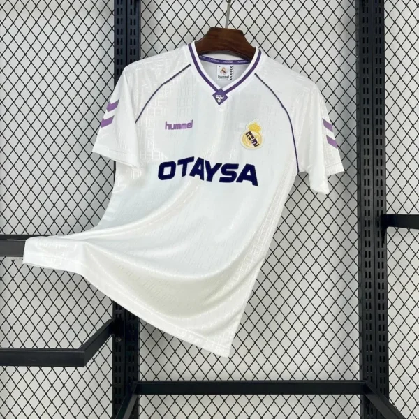 Camisa Real Madrid 1990/91 Home - Retrô