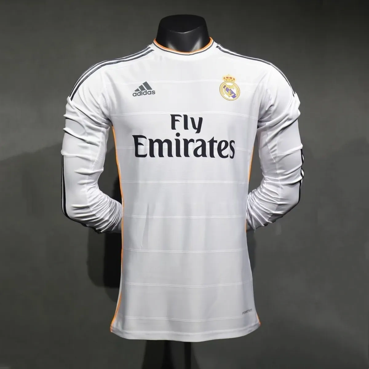 Camisa Real Madrid 2013/14 Home - Retrô - Versão Jogador - Manga Longa