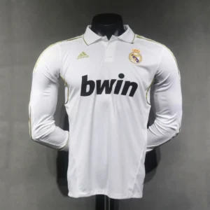 Camisa Real Madrid 2011/12 Home - Retrô - Versão Jogador - Manga Longa