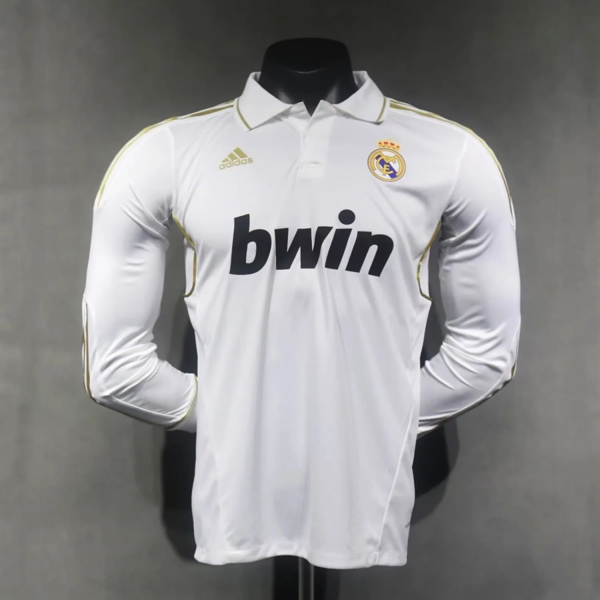 Camisa Real Madrid 2011/12 Home - Retrô - Versão Jogador - Manga Longa