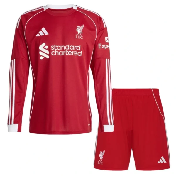 Camisa Liverpool 25/26 Home - Manga Longa