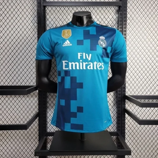 Camisa Real Madrid 2017/18 Terceira - Retrô - Versão Jogador