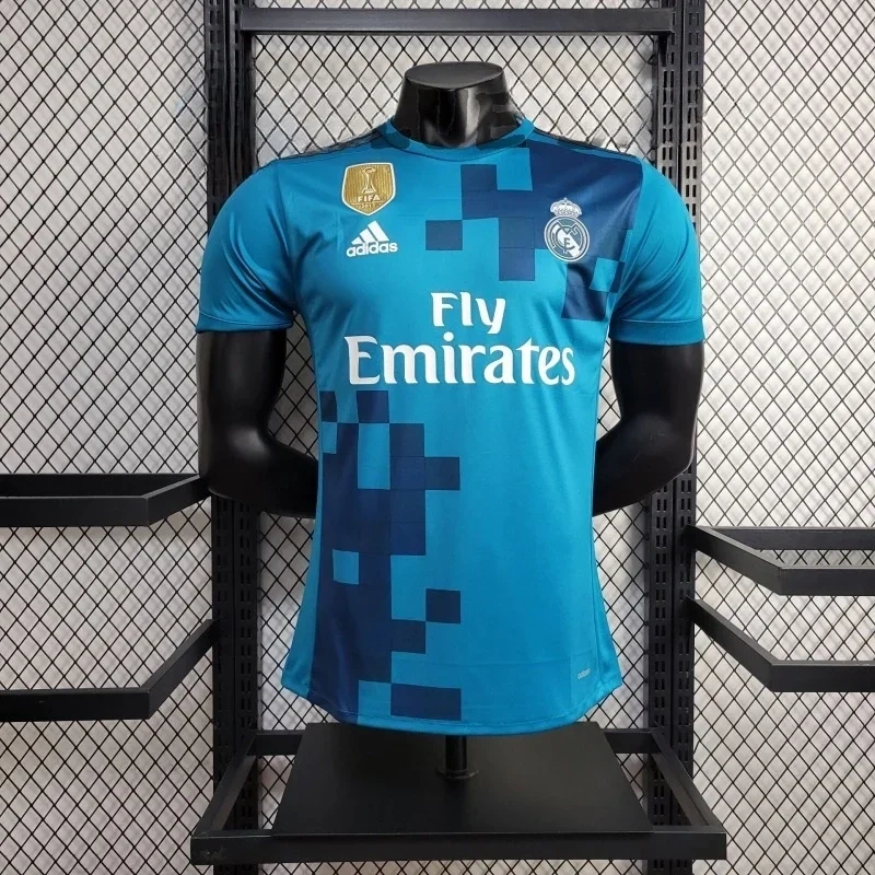 Camisa Real Madrid 2017/18 Terceira - Retrô - Versão Jogador