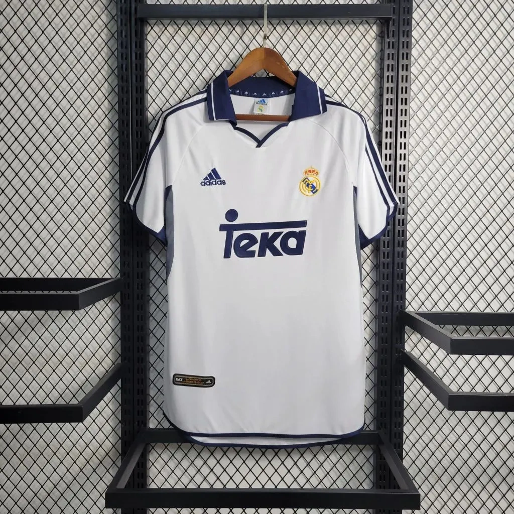Camisa Real Madrid 2000/01 Home - Retrô