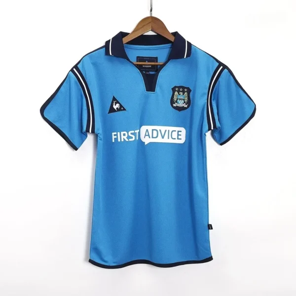 Camisa Manchester City 2002/03 Home - Retrô