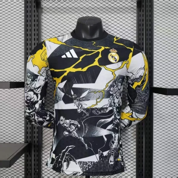 Camisa Real Madrid 25/26 - Versão Jogador - Manga Longa