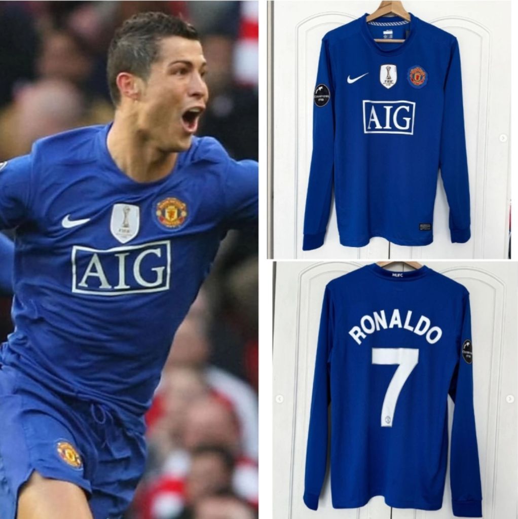 Camisa Manchester United 2008/09 Terceira - Retrô - Manga Longa