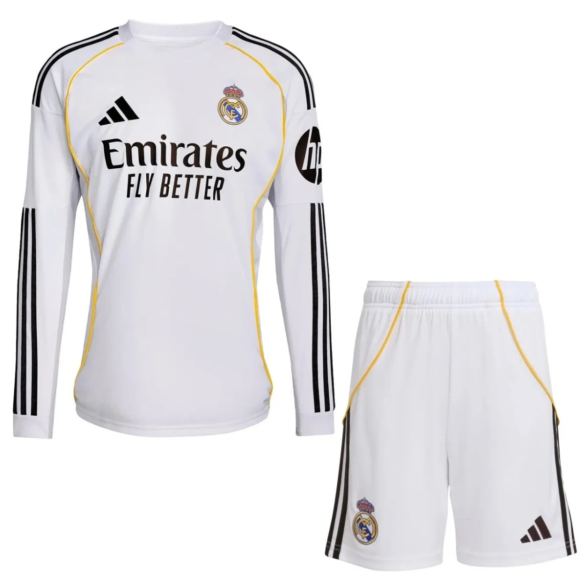 Camisa Real Madrid 25/26 Home - Manga Longa