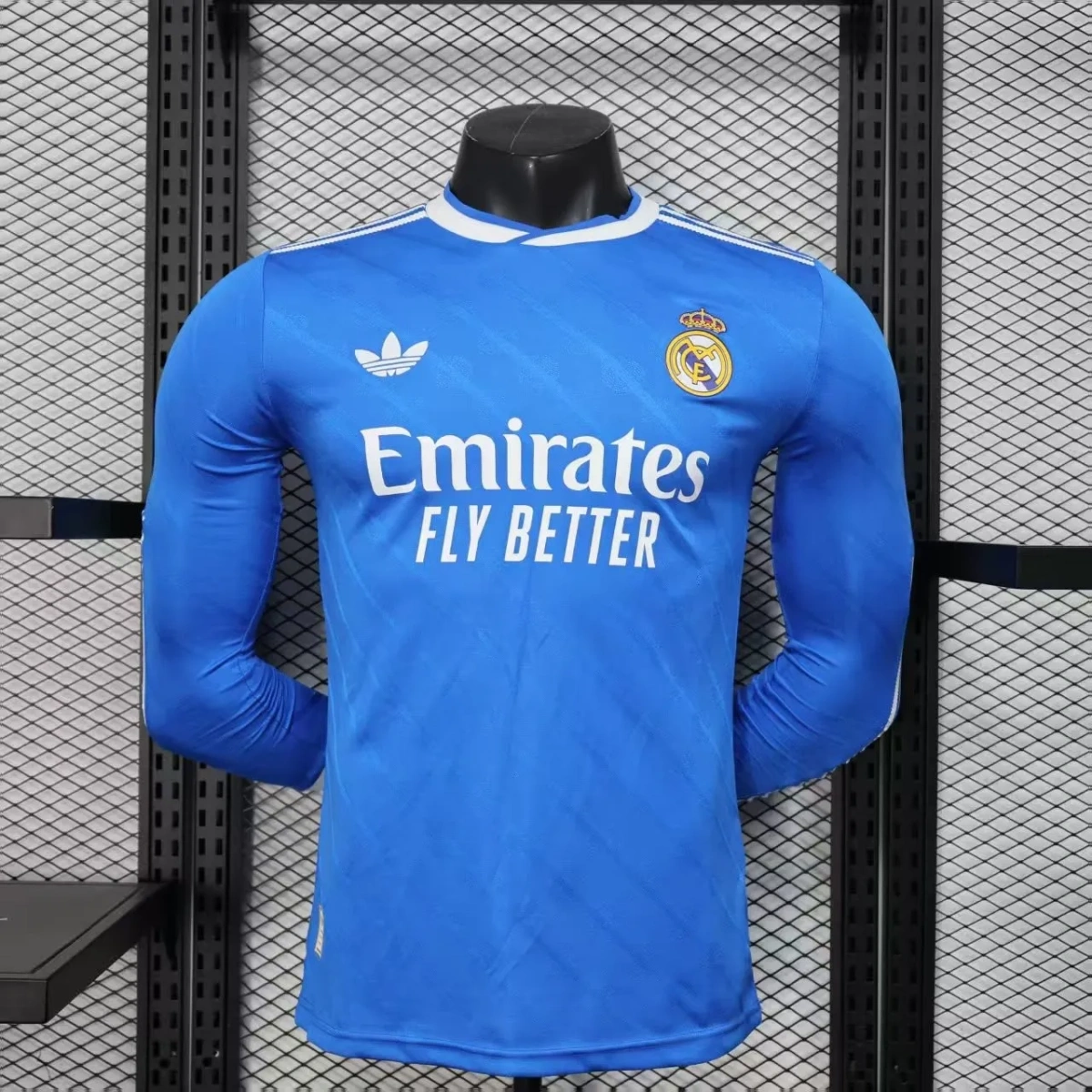 Camisa Real Madrid 25/26 Terceira - Versão Jogador - Manga Longa
