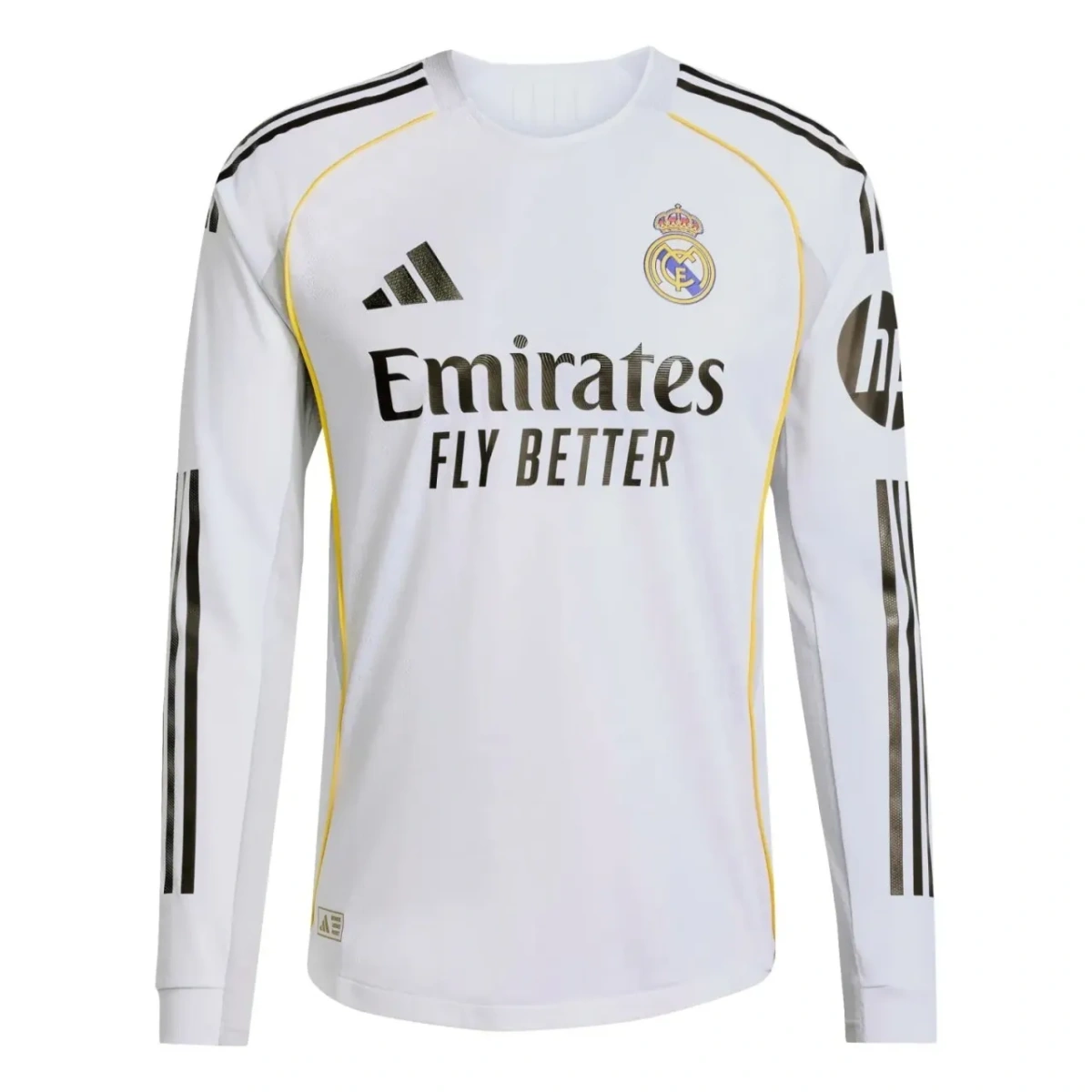 Camisa Real Madrid 25/26 Home - Versão Jogador - Manga Longa