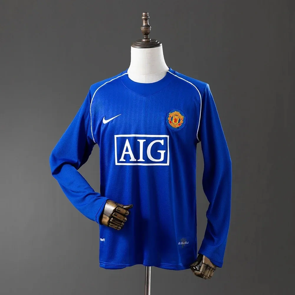 Camisa Manchester United 2007/08 - Retrô - Goleiro - Manga Longa
