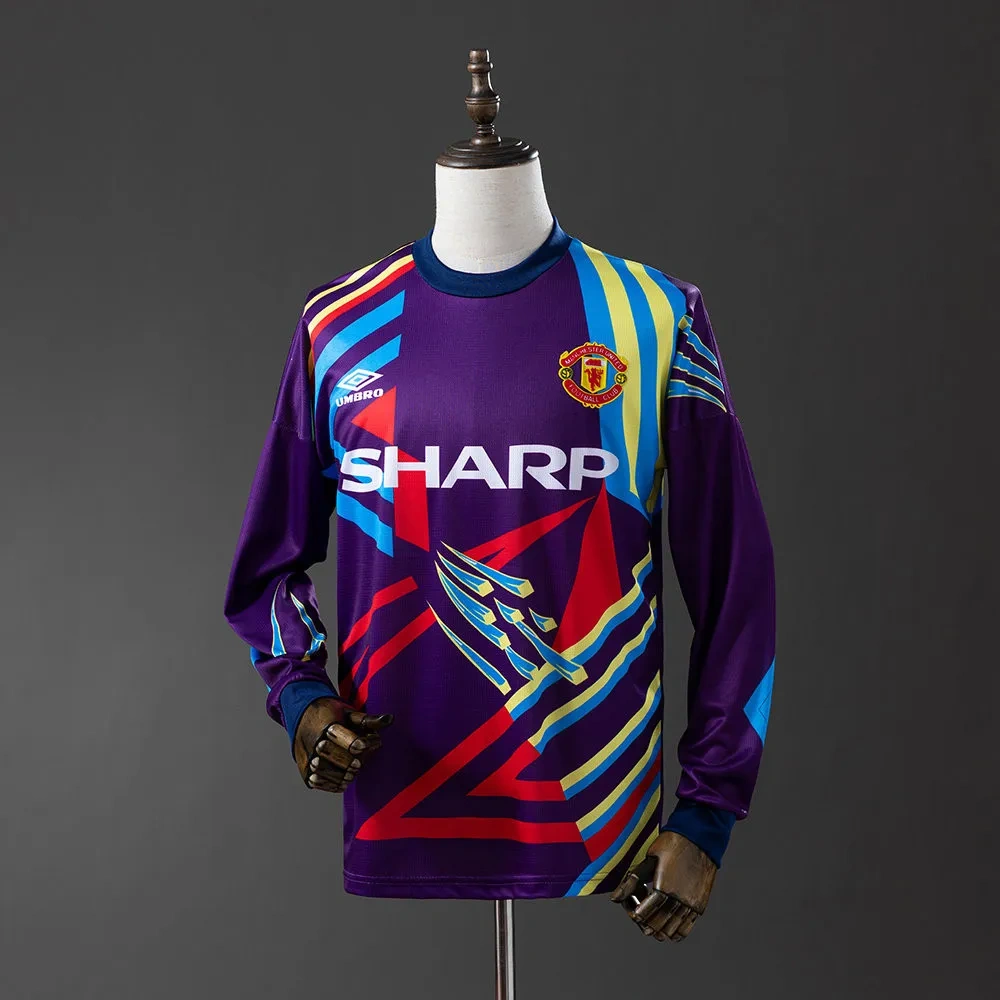 Camisa Manchester United 1992/93 - Retrô - Goleiro - Manga Longa