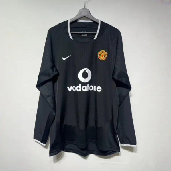 Camisa Manchester United 2003/05 Away - Retrô - Manga Longa