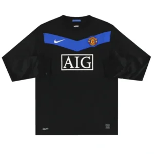 Camisa Manchester United 2009/10 Away - Retrô - Manga Longa
