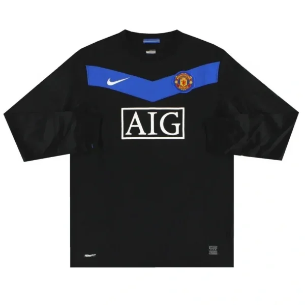 Camisa Manchester United 2009/10 Away - Retrô - Manga Longa