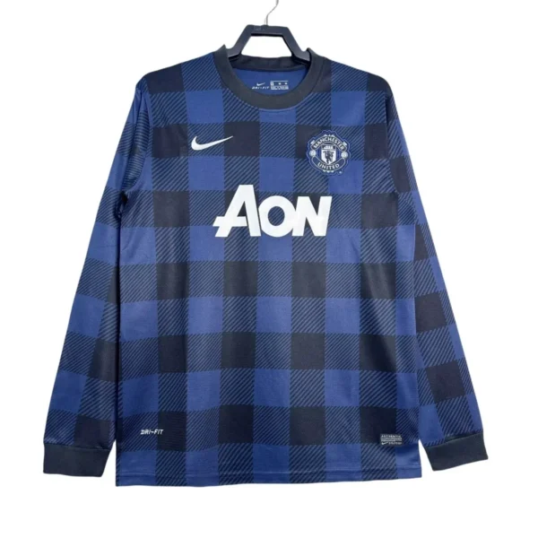 Camisa Manchester United 2013/14 Away - Retrô - Manga Longa