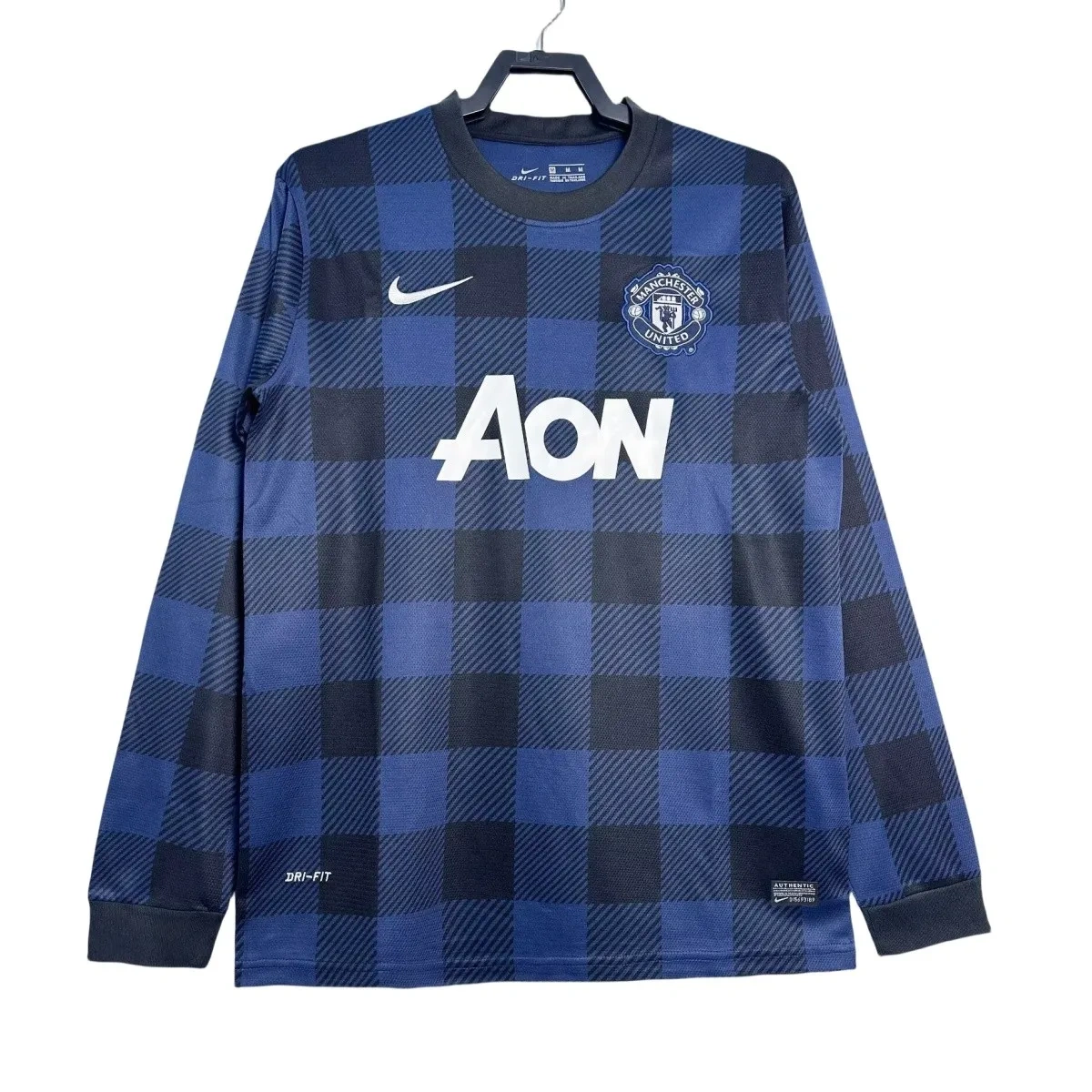 Camisa Manchester United 2013/14 Away - Retrô - Manga Longa
