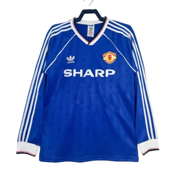Camisa Manchester United 1988/90 Terceira - Retrô - Manga Longa