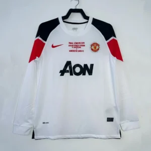 Camisa Manchester United 2010/11 Away - Retrô - Manga Longa