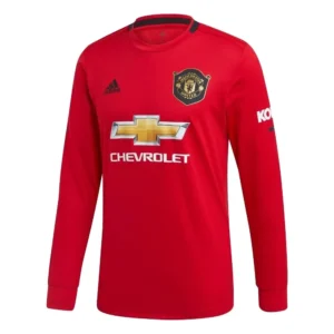 Camisa Manchester United 2019/20 Home - Retrô - Manga Longa