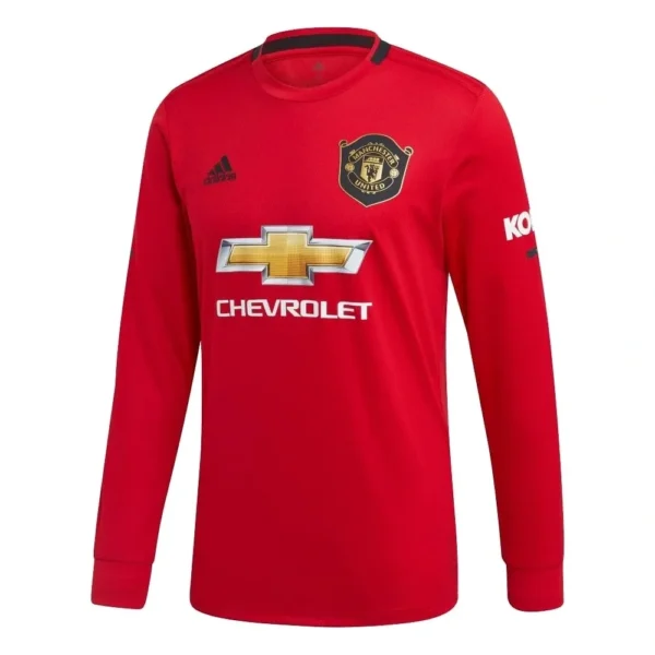 Camisa Manchester United 2019/20 Home - Retrô - Manga Longa